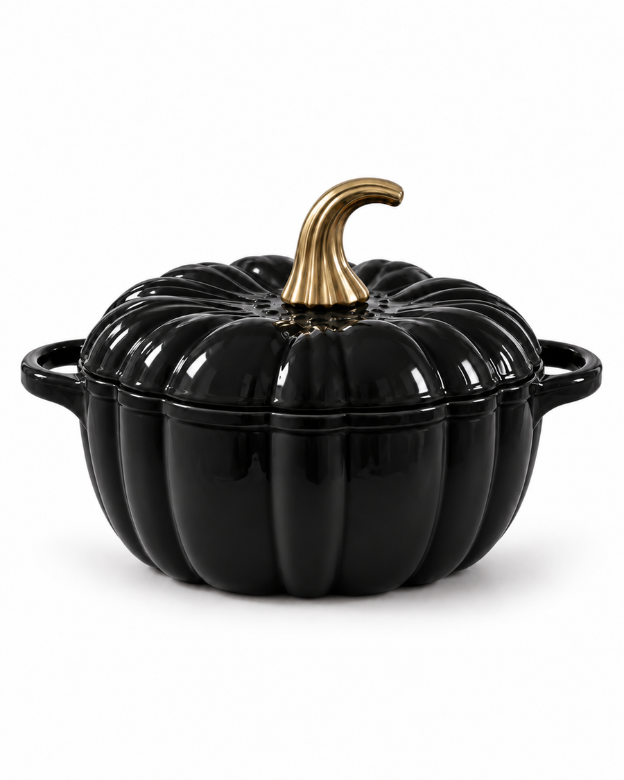Cocotte Citrouille Noir 2.2L